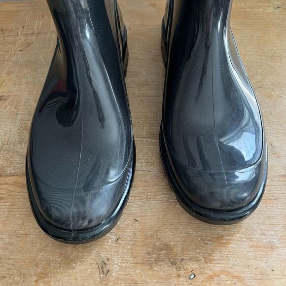 Burberry Authentic Beat Rainboot Black 40 - Picture 4 of 12
